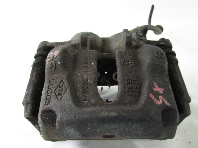 SPREDNJE LEVE ZAVORNE CELJUSTI  OEM N. 93192058 ORIGINAL REZERVNI DEL OPEL VIVARO X83 (2001 - 2006) DIESEL LETNIK 2002