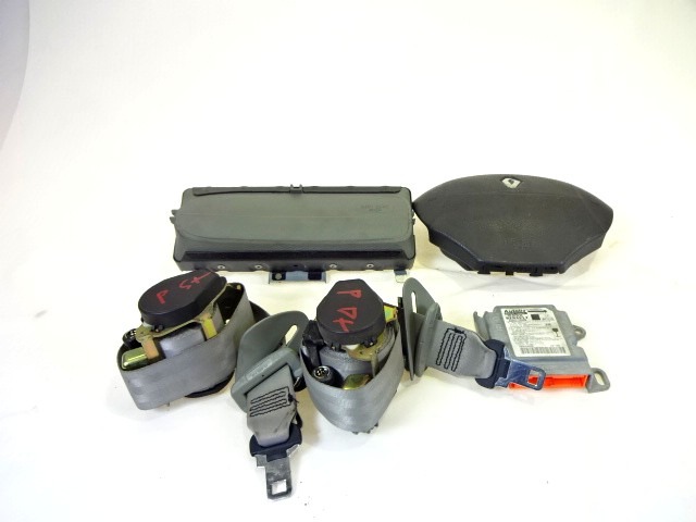 KIT AIRBAG KOMPLET OEM N. 15762 KIT AIRBAG COMPLETO ORIGINAL REZERVNI DEL RENAULT SCENIC JA0/1 FA0 MK1 R (1999 - 2003) DIESEL LETNIK 2002