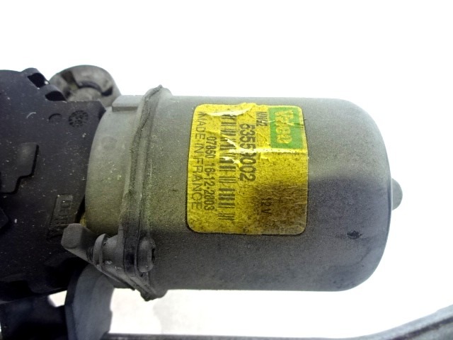 MOTORCEK PREDNJIH BRISALCEV OEM N. 53559002 ORIGINAL REZERVNI DEL CITROEN C3 / PLURIEL MK1 (2002 - 09/2005) DIESEL LETNIK 2004