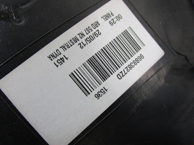 VRATNI PANEL OEM N. PNPDTCTC4PICAMK1MV5P ORIGINAL REZERVNI DEL CITROEN C4 PICASSO/GRAND PICASSO MK1 (2006 - 08/2013) DIESEL LETNIK 2012