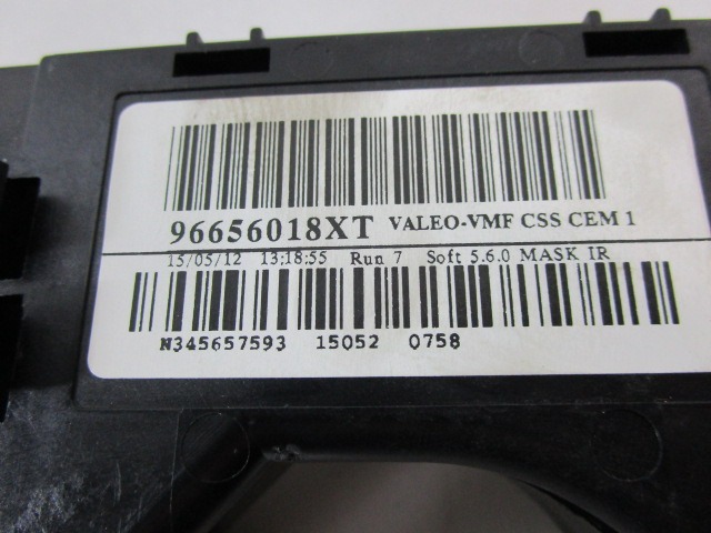 OBVOLANSKO STIKALO OEM N. 96656018XT ORIGINAL REZERVNI DEL CITROEN C4 PICASSO/GRAND PICASSO MK1 (2006 - 08/2013) DIESEL LETNIK 2012