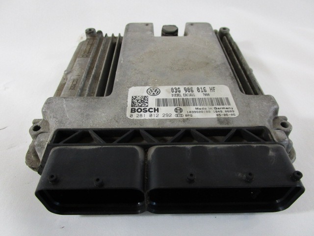 OSNOVNA KRMILNA ENOTA DDE / MODUL ZA VBRIZGAVANJE OEM N. 281012292 ORIGINAL REZERVNI DEL SKODA OCTAVIA MK2 1Z3 MK2 BER/SW (2004 - 2008)DIESEL LETNIK 2005