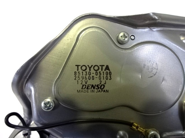 MOTORCEK ZADNJEGA BRISALCA OEM N. 85130-05100 259600-0103 ORIGINAL REZERVNI DEL TOYOTA AVENSIS T25 MK2 BER/SW (2003 - 2008)DIESEL LETNIK 2007