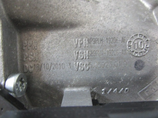 EGR VENTIL/IZMENJALNIK OEM N. VP9PLH-19206-AF ORIGINAL REZERVNI DEL PEUGEOT 3008 MK1 0U (2009 - 2016) DIESEL LETNIK 2011