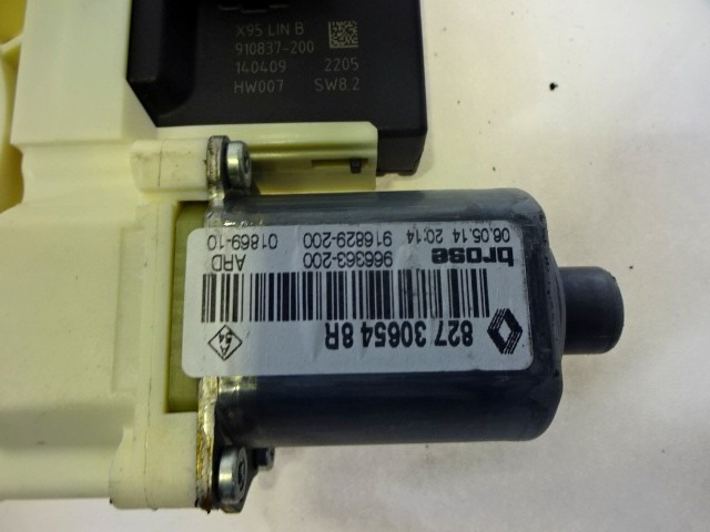 MOTORCEK ELEKTRICNEGA POMIKA ZADNJEGA STEKLA  OEM N. 130822331 ORIGINAL REZERVNI DEL RENAULT MEGANE MK3 BZ0/1 B3 DZ0/1 KZ0/1 BER/SPORTOUR/ESTATE (2009 - 2015) DIESEL LETNIK 2014