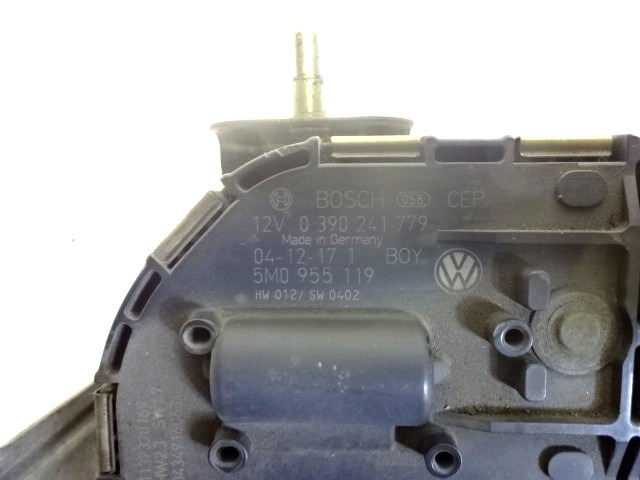 MOTORCEK PREDNJIH BRISALCEV OEM N. 0390241779 5M0955119 ORIGINAL REZERVNI DEL VOLKSWAGEN GOLF PLUS 5M1 521 MK1 (2004 - 2009) DIESEL LETNIK 2006