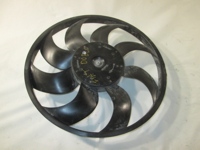 VENTILATOR HLADILNIKA OEM N. 51859292 ORIGINAL REZERVNI DEL FIAT DOBLO 263 MK2 (2009 -2015)DIESEL LETNIK 2009