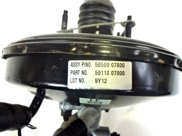 SERVO OJACEVALNIK ZAVOR S PUMPO OEM N. 58500-07800 ORIGINAL REZERVNI DEL KIA PICANTO SA BA MK1 R (2008 - 2011) BENZINA/GPL LETNIK 2010