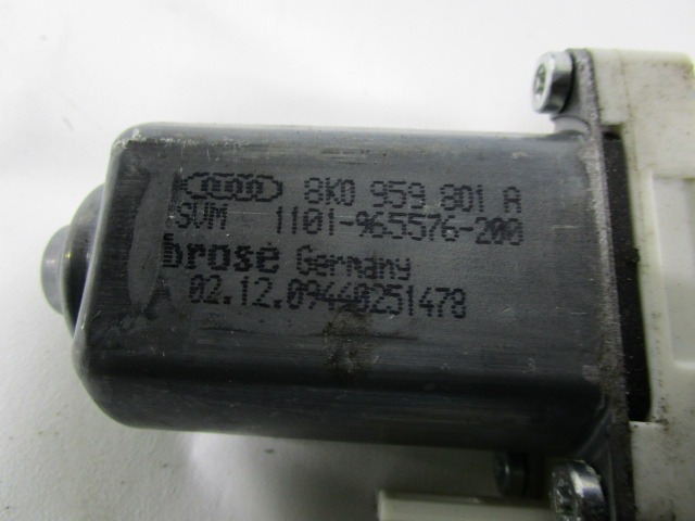 DVIZNI MEHANIZEM SPREDNIH STEKEL  OEM N. 8K0959801A ORIGINAL REZERVNI DEL AUDI A6 C6 R 4F2 4FH 4F5 BER/SW/ALLROAD (10/2008 - 2011) DIESEL LETNIK 2010