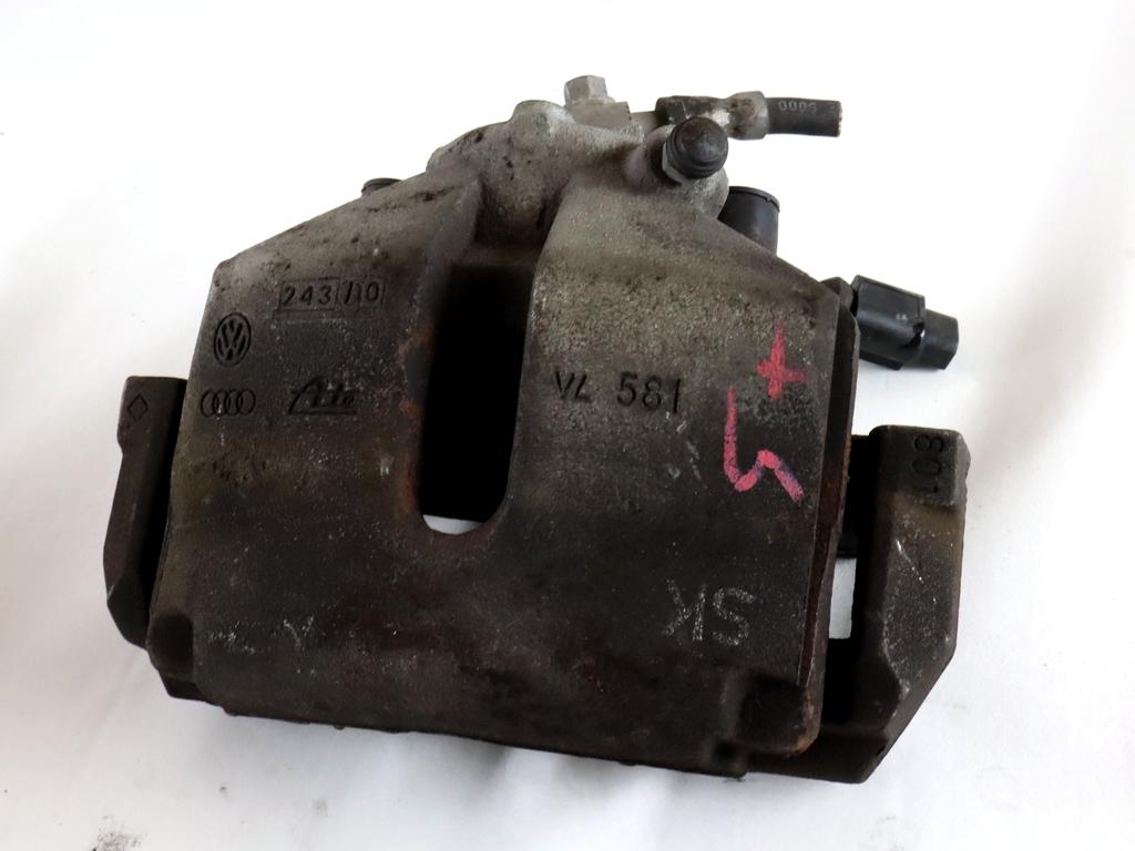 SPREDNJE LEVE ZAVORNE CELJUSTI  OEM N. 1K0615123E ORIGINAL REZERVNI DEL VOLKSWAGEN GOLF VI 5K1 517 AJ5 MK6 (2008-2012) DIESEL LETNIK 2010