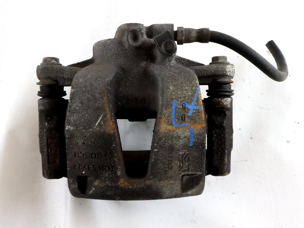 SPREDNJE LEVE ZAVORNE CELJUSTI  OEM N. 93191695 ORIGINAL REZERVNI DEL OPEL CORSA D R S07 (02/2011 - 2014) BENZINA/GPL LETNIK 2012