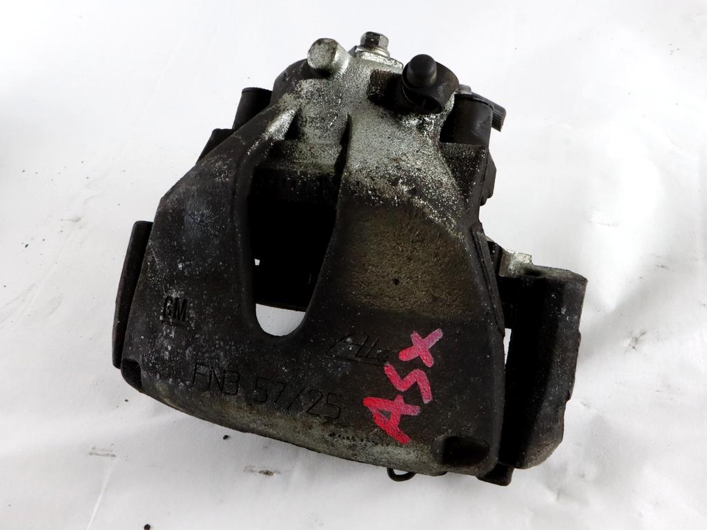 SPREDNJE LEVE ZAVORNE CELJUSTI  OEM N. 93176426 ORIGINAL REZERVNI DEL OPEL ASTRA H A04 L48 L08 L35 L67 R 5P/3P/SW (2007 - 2010) DIESEL LETNIK 2007