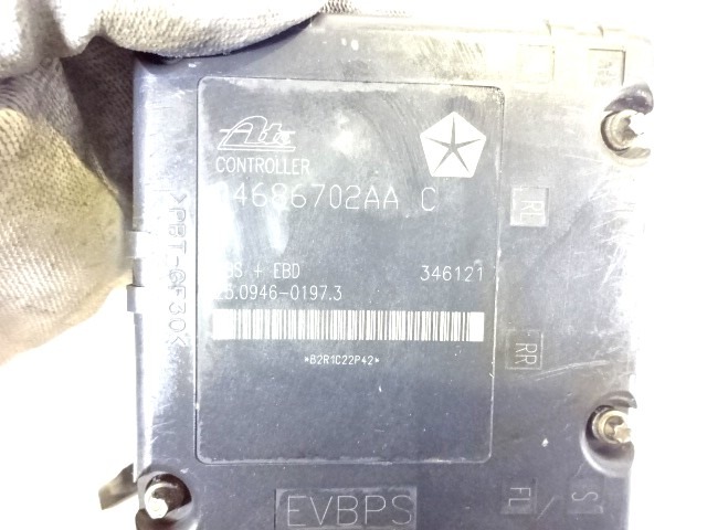 ABS AGREGAT S PUMPO OEM N. P04721427AC ORIGINAL REZERVNI DEL CHRYSLER VOYAGER/GRAN VOYAGER RG RS MK4 (2001 - 2007) DIESEL LETNIK 2001