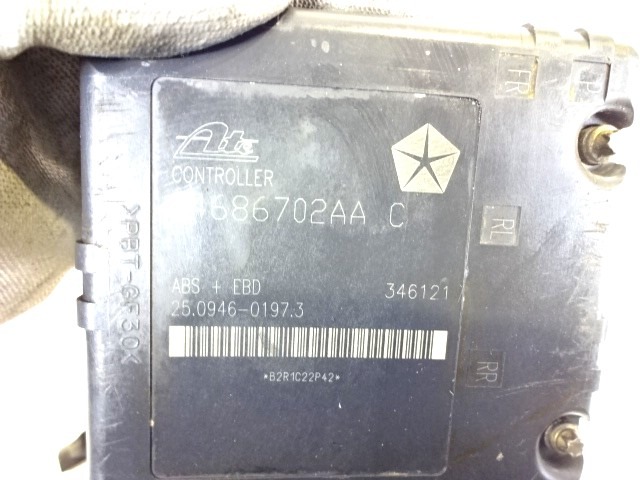 ABS AGREGAT S PUMPO OEM N. P04721427AC ORIGINAL REZERVNI DEL CHRYSLER VOYAGER/GRAN VOYAGER RG RS MK4 (2001 - 2007) DIESEL LETNIK 2001