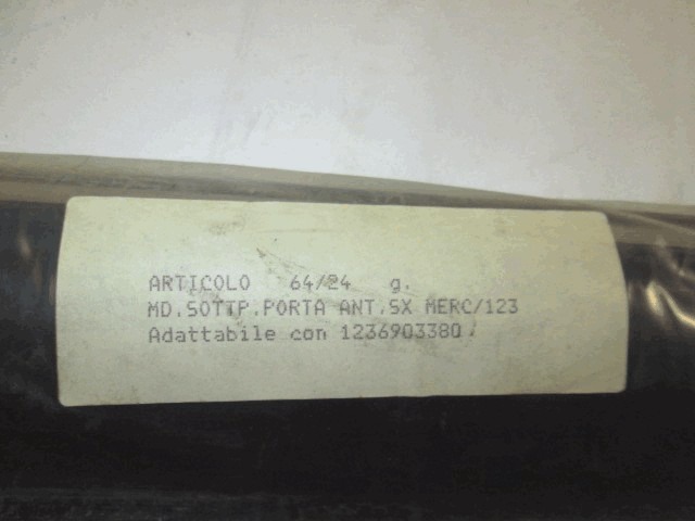 ZUNANJI PROFILI IN LETVE SPREDAJ LEVO OEM N. 1236903380 ORIGINAL REZERVNI DEL MERCEDES CLASSE W123 S123 (1976 - 1985)BENZINA LETNIK 1980