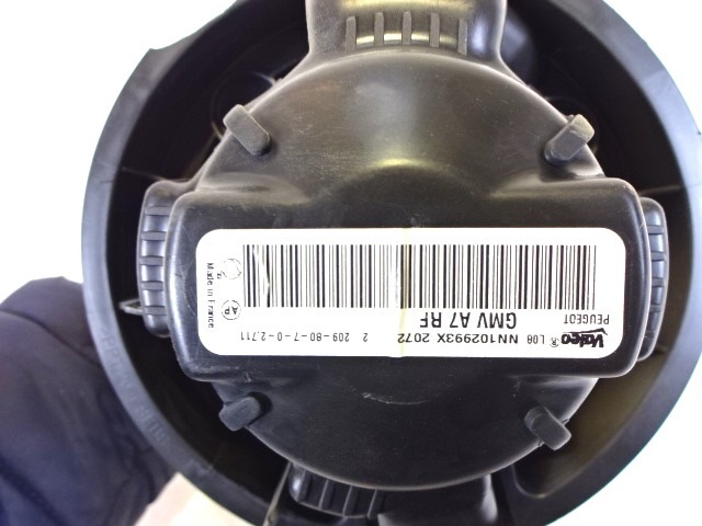 VENTILATOR  KABINE  OEM N. NN102993X 6441V5 ORIGINAL REZERVNI DEL PEUGEOT 207 / 207 CC WA WC WD WK (2006 - 05/2009) DIESEL LETNIK 2007