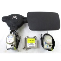 KIT AIRBAG KOMPLET OEM N. 18584 KIT AIRBAG COMPLETO ORIGINAL REZERVNI DEL CITROEN C1 (2005 - 2014) BENZINA LETNIK 2007