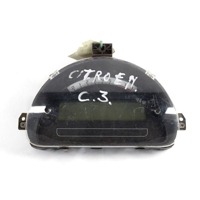 KILOMETER STEVEC OEM N. 9660225780 ORIGINAL REZERVNI DEL CITROEN C3 / PLURIEL MK1R (09/2005 - 11/2010) BENZINA/METANO LETNIK 2009