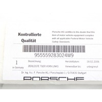 ZUNANJI PROFILI IN LETVE OEM N. 955559283024W9 ORIGINAL REZERVNI DEL PORSCHE CAYENNE 9PA MK1 (2003 -2008) BENZINA LETNIK 2007