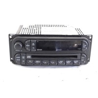 RADIO CD / OJACEVALNIK / IMETNIK HIFI OEM N. 05091610AB ORIGINAL REZERVNI DEL CHRYSLER VOYAGER/GRAN VOYAGER RG RS MK4 (2001 - 2007) DIESEL LETNIK 2004