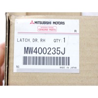 CENTRALNO ZAKLEPANJE ZADNJIH DESNIH VRAT OEM N. MW400235J ORIGINAL REZERVNI DEL MITSUBISHI OUTLANDER (2006 - 2012)DIESEL LETNIK 2009