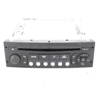 RADIO CD / OJACEVALNIK / IMETNIK HIFI OEM N. 96662669XT ORIGINAL REZERVNI DEL CITROEN C3 MK2 SC (2009 - 2016) BENZINA/GPL LETNIK 2010