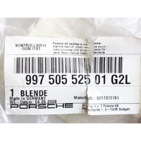 OKRASNI PROFILI SPREDNJEGA ODBIJACA  OEM N. 99750552501G2L ORIGINAL REZERVNI DEL PORSCHE 911 997 R (2008 - 2012)BENZINA LETNIK 2010