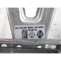 ROCNI SISTEM ZA DVIGOVANJE ZADNJEGA STEKLA  OEM N. 8200291155 ORIGINAL REZERVNI DEL RENAULT CLIO BR0//1 CR0/1 KR0/1 MK3 R (05/2009 - 2013) DIESEL LETNIK 2012