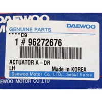 CENTRALNO ZAKLEPANJE PREDNIH LEVIH VRAT OEM N. 96272676 ORIGINAL REZERVNI DEL DAEWOO NUBIRA J200 (2003 - 2009)BENZINA LETNIK 2004