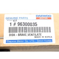 SPREDNJI ZAVORNI DISKI OEM N. 96300035 ORIGINAL REZERVNI DEL DAEWOO NUBIRA J100 (1997 - 2003)BENZINA LETNIK 1997