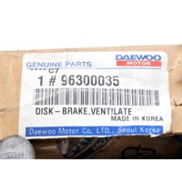 SPREDNJI ZAVORNI DISKI OEM N. 96300035 ORIGINAL REZERVNI DEL DAEWOO NUBIRA J100 (1997 - 2003)BENZINA LETNIK 1997