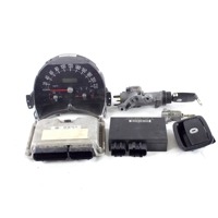 038906019KR KIT ACCENSIONE AVVIAMENTO VOLKSWAGEN NEW BEETLE 1.9 D 74KW 5M 2P (2004) RICAMBIO USATO CON CENTRALINA MOTORE, QUADRO STRUMENTI CONTACHILOMETRI, BLOCCHETTI ACCENSIONE APERTURA CON CHIAVE 1C0959799F 1C0920840A