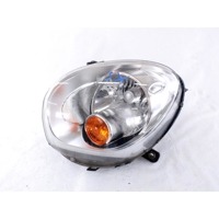 63129801029 FARO FANALE ANTERIORE SINISTRO PER VEICOLI CON GUIDA A DESTRA MINI COUNTRYMAN R60 D 1.6 D 4X4 82KW 6M 5P (2011) RICAMBIO USATO