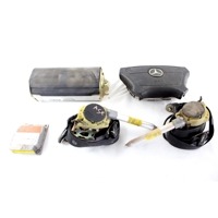 0285001165 KIT AIRBAG MERCEDES CLASSE C 220 CDI W202 2.2 D 92KW 5M 4P (1999) RICAMBIO USATO CON PRETENSIONATORI CINTURE DI SICUREZZA, CENTRALINA AIRBAG, AIRBAG VOLANTE GUIDATORE, AIRBAG PASSEGGERO A14046027989045 A2028601105