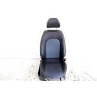 6R3881046AK SEDILE ANTERIORE DESTRO PASSEGGERO IN PELLE E TESSUTO ALLESTIMENTO ITECH SEAT IBIZA 1.2 B 51KW 5M 5P (2015) RICAMBIO USATO