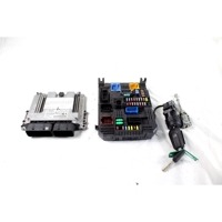 9841215880 KIT ACCENSIONE AVVIAMENTO OPEL MOKKA B 1.2 B 74KW 6M 5P (2021) RICAMBIO USATO CON CENTRALINA MOTORE, BLOCCHETTI ACCENSIONE APERTURA CON DOPPIA CHIAVE 0261S102VT 9838217080 9832880280 9664486680