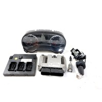 03C906016BH KIT ACCENSIONE AVVIAMENTO AUDI A1 1.4 B 90KW AUT 3P (2011) RICAMBIO USATO CON CENTRALINA MOTORE, QUADRO STRUMENTI, BLOCCHETTI ACCENSIONE APERTURA CON CHIAVE 0261S06191 8X0907063A 5K0905865 8X0920930