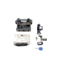 51793116 KIT ACCENSIONE AVVIAMENTO FIAT PANDA 1.2 B 44KW 5M 5P (2007) RICAMBIO USATO CON CENTRALINA MOTORE, FUSIBILIERA, BLOCCHETTI ACCENSIONE APERTURA CON CHIAVE 46845361 51783783