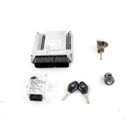 7794624 KIT ACCENSIONE AVVIAMENTO BMW SERIE 3 320D E46 SW 2.0 D 110KW 6M 5P (2004) RICAMBIO USATO CON CENTRALINA MOTORE, BLOCCHETTI ACCENSIONE APERTURA CON DOPPIA CHIAVE