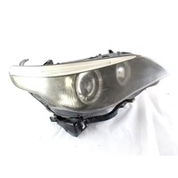 63127160194 FARO FANALE ANTERIORE DESTRO BMW SERIE 5 530D E60 3.0 D 170KW AUT 4P (2006) RICAMBIO USATO OPACIZZATO SUPPORTI DANNEGGIATI