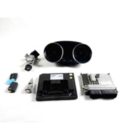 04B907445 KIT ACCENSIONE AVVIAMENTO VOLKSWAGEN POLO 1.4 D 55KW 5M 5P (2017) RICAMBIO USATO CON CENTRALINA MOTORE, QUADRO STRUMENTI CONTACHILOMETRI, BLOCCHETTI ACCENSIONE APERTURA CON DOPPIA CHIAVE