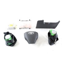 89170-0D220 KIT AIRBAG TOYOTA YARIS 1.3 B 64KW 5M 3P (2008) RICAMBIO USATO CON CENTRALINA AIRBAG, AIRBAG VOLANTE, AIRBAG PASSEGGERO, PRETENSIONATORI CINTURE DI SICUREZZA 45130-0D160-G 451300D150B0 739600D012 