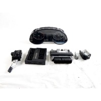 03L906018SG KIT ACCENSIONE AVVIAMENTO AUDI Q5 2.0 D 110KW 6M 5P (2013) RICAMBIO USATO CON CENTRALINA MOTORE, BLOCCHETTI ACCENSIONE APERTURA CON CHIAVE, QUADRO STRUMENTI CONTACHILOMETRI 8K0909131D