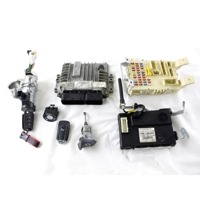 39130-2A301 KIT ACCENSIONE AVVIAMENTO KIA VENGA 1.4 D 66KW 6M 5P (2011) RICAMBIO USATO CON CENTRALINA MOTORE, BLOCCETTI ACCENSIONE APERTURA COIN CHIAVE 95400-1P200 91950-1J011