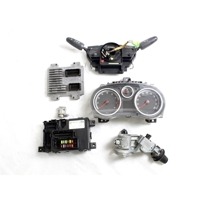 55580499 KIT ACCENSIONE AVVIAMENTO OPEL CORSA D 1.2 B 63KW 5M 5P (2011) RICAMBIO USATO CON CENTRALINA MOTORE, BLOCCHETTI ACCENSIONE APERTURA CON CHIAVE, QUADRO STRUMENTI CONTACHILOMETRI 13367920 13142283