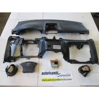 KIT AIRBAG COMPLETO DI CRUSCOTTO CENTRALINA AIRBAG GUIDA E PASSEGGERO TOYOTA AVENSIS VERSO 2.0 D 85KW 5M 5P (2004) RICAMBIO USATO 89170-44050 231000-2460