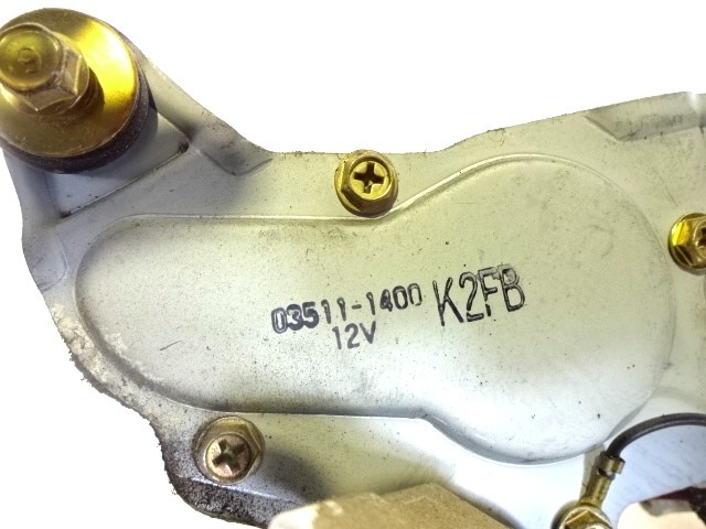 MOTORCEK ZADNJEGA BRISALCA OEM N. 03511-1400 ORIGINAL REZERVNI DEL KIA CARENS MK2 FJ (2002 - 2006) DIESEL LETNIK 2005