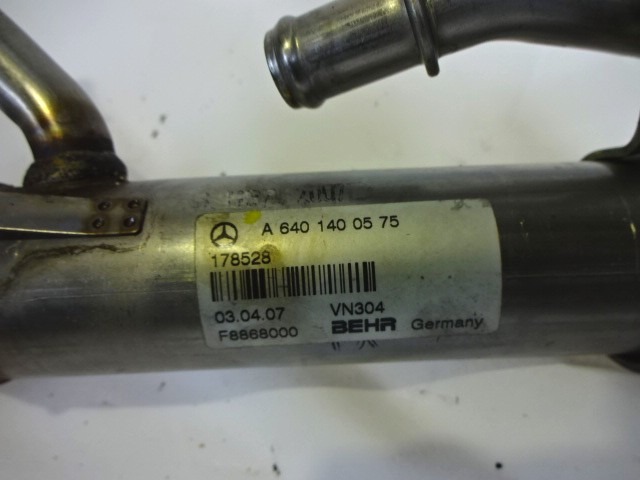 EGR VENTIL/IZMENJALNIK OEM N. A6401400575 ORIGINAL REZERVNI DEL MERCEDES CLASSE A W169 5P C169 3P (2004 - 04/2008) DIESEL LETNIK 2007