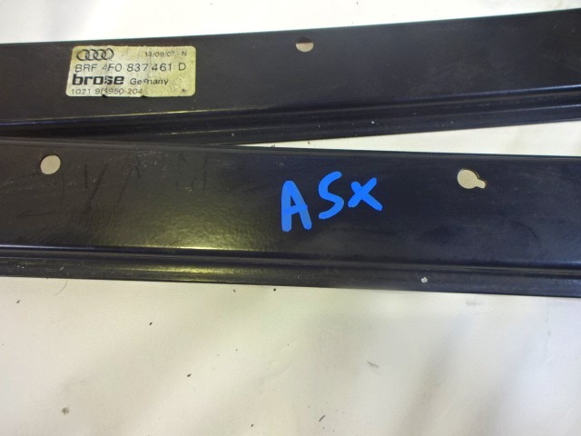 MEHANIZEM VETROBRANSKEGA STEKLA PREDNJIH VRAT OEM N. 4F0837461D ORIGINAL REZERVNI DEL AUDI A6 C6 4F2 4FH 4F5 BER/SW/ALLROAD (07/2004 - 10/2008) DIESEL LETNIK 2007