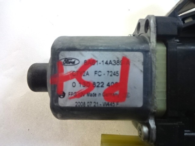 MOTORCEK ELEKTRICNEGA POMIKA ZADNJEGA STEKLA  OEM N. 8A61-14A389-A ORIGINAL REZERVNI DEL FORD FIESTA CB1 CNN MK6 (09/2008 - 11/2012) DIESEL LETNIK 2008